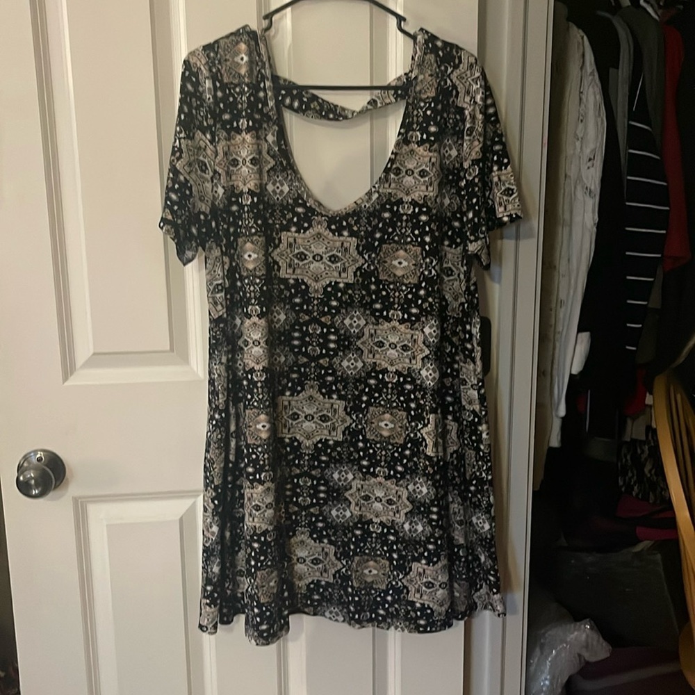 Banana Lemon Patterned Dress
